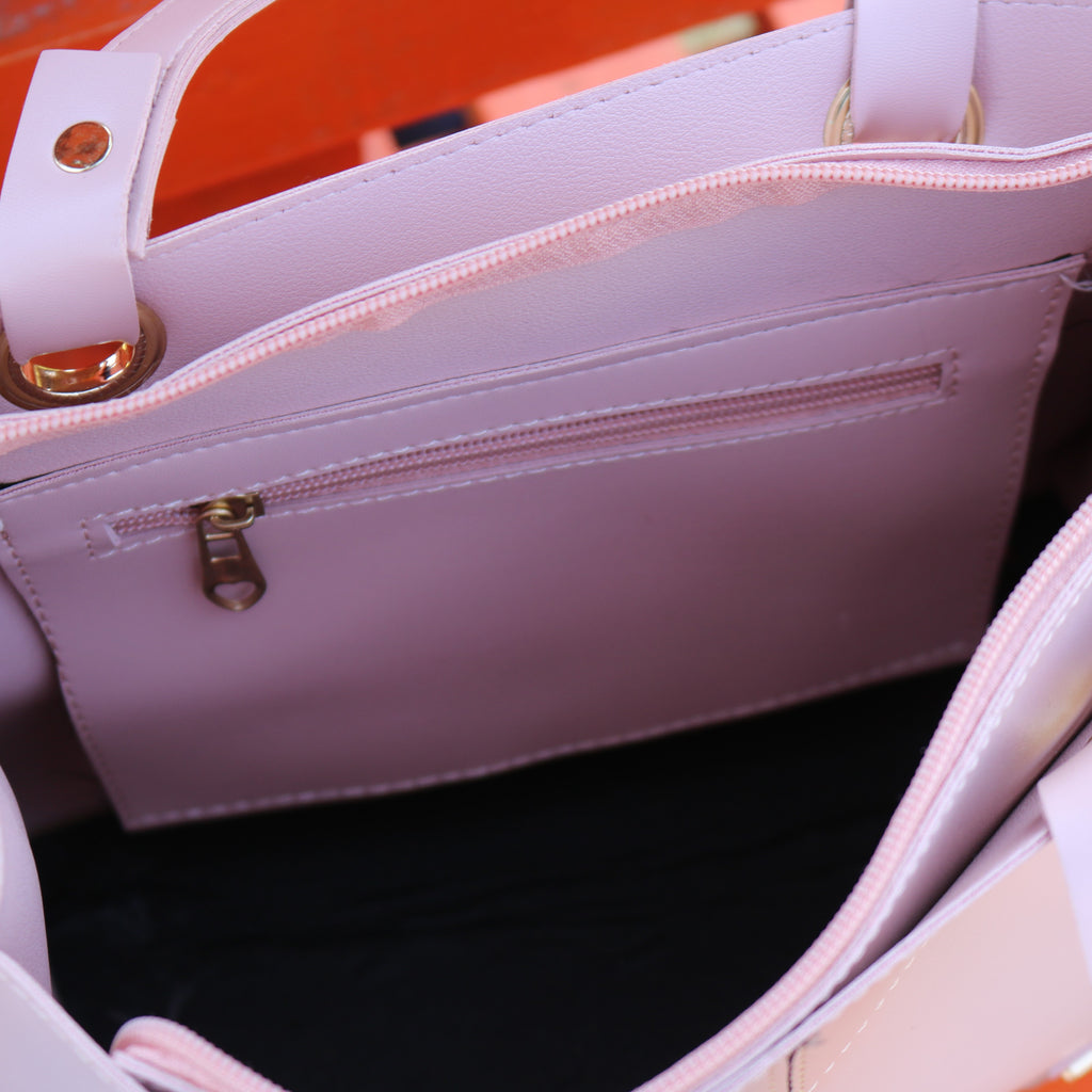 lush Pink 2-Piece Tote Bag