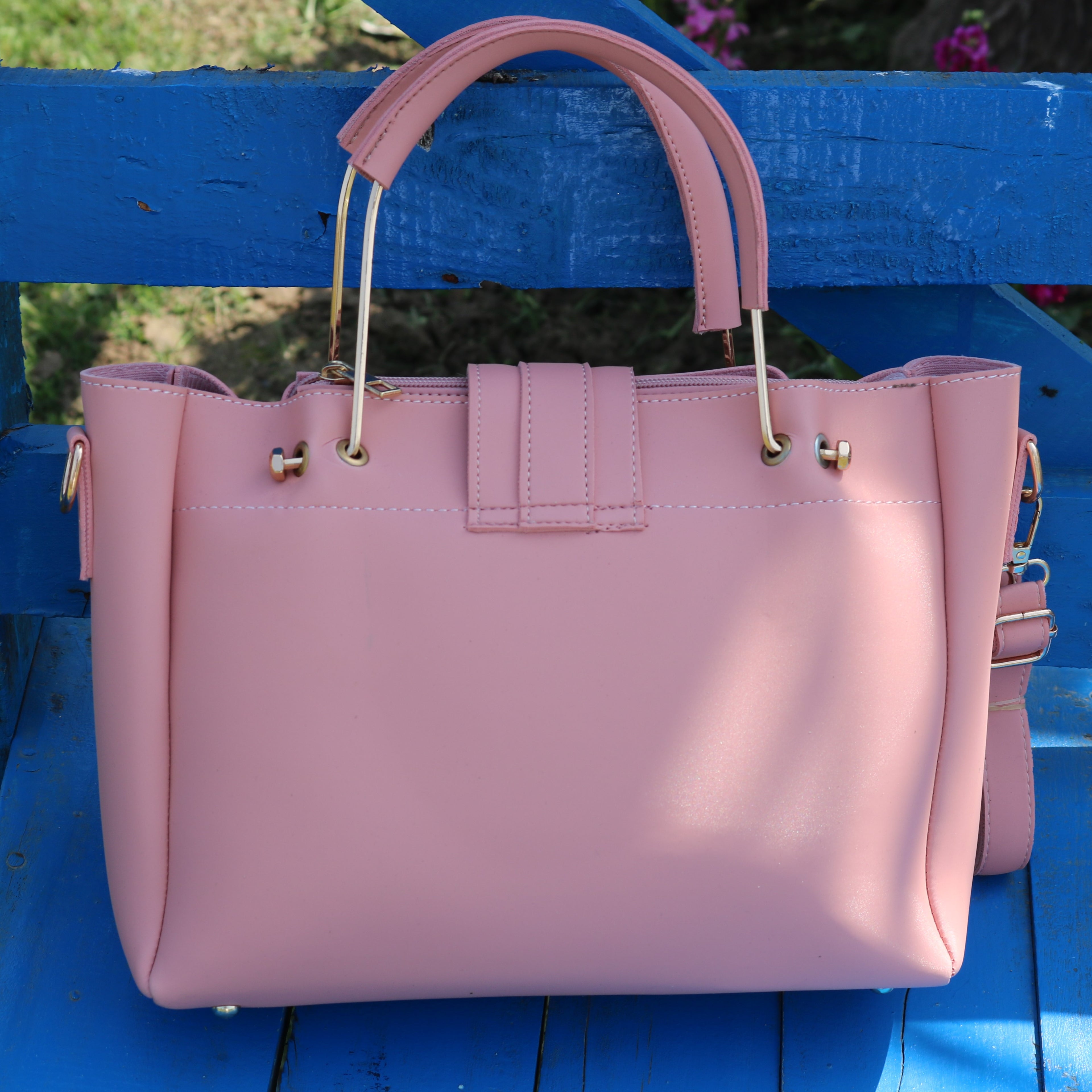 Blush Pink 5-Piece Handbag Set
